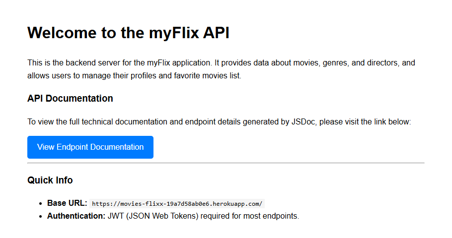 Movie API Logo